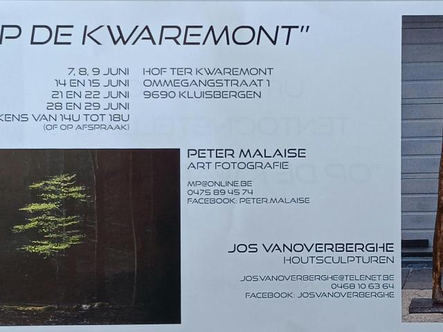 op de Kwaremont © Peter Malaise, foto, jos vanoverberghe houtsculpturen