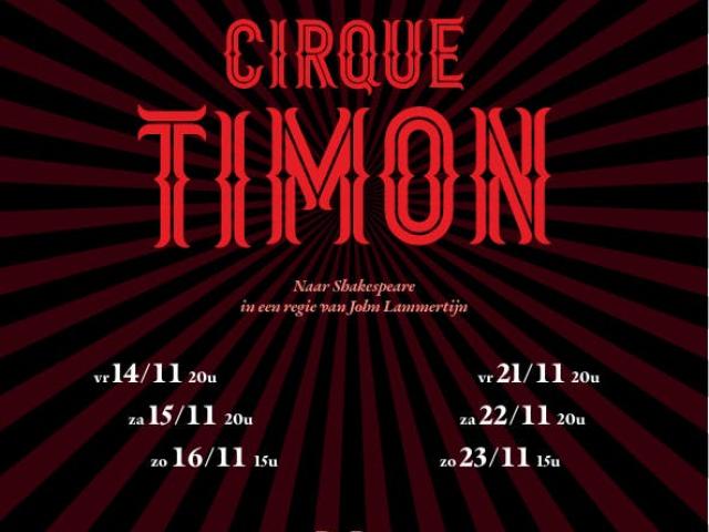Toneelvoorstelling "Cirque Timon" © Toneelgroep 't Podium