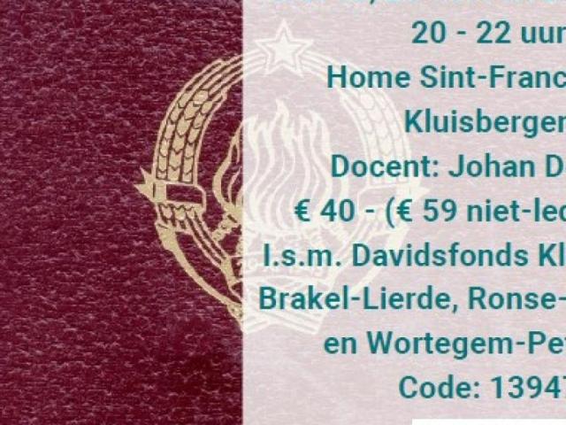 Joegoslavië: kroniek van zes of zeven landen © davidsfondsevenementen